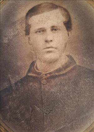 A Civil-war era portrait of a soldier