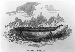 Chinook Burial Canoe, 1839