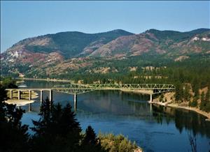 Northport Bridge, Columbia River, Stevens County