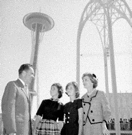 nixon 1962 seattle fair richard family historylink august beginning visit his