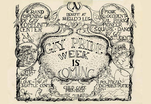 Vintage Pride Week poster
