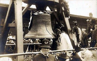 Liberty Bell in Seattle, 1915